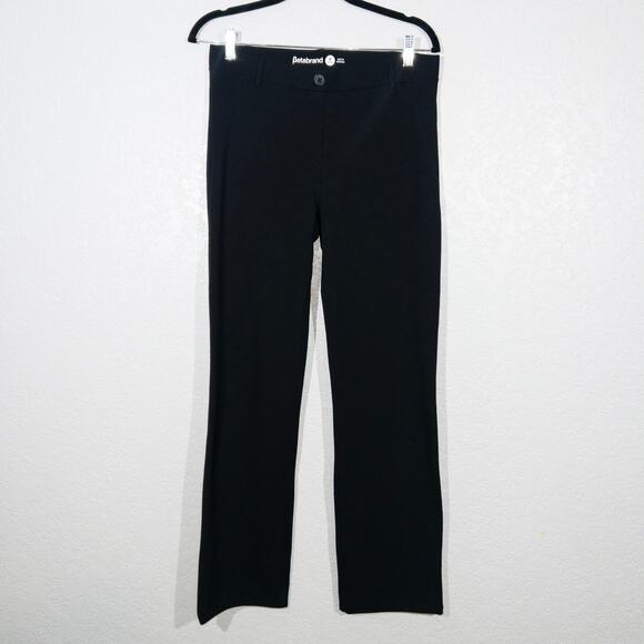 New BetaBrand Black‎ Classic Straight Dress Yoga Pant Size Medium Tall - Picture 2 of 7